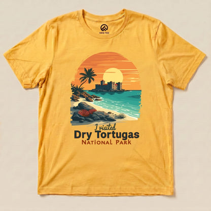 Hike Tee T-Shirt Gold / S Dry Tortugas National Park Shirt
