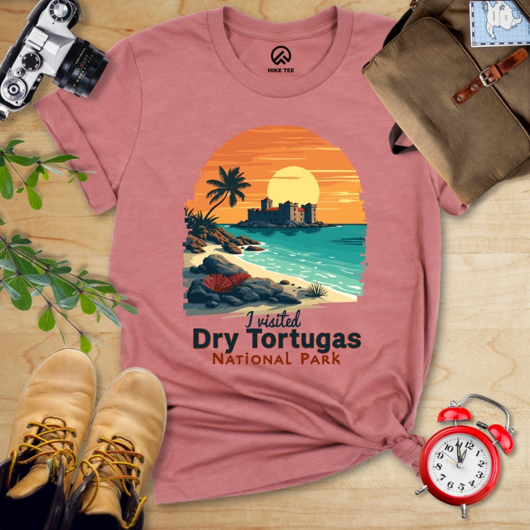 Hike Tee T-Shirt Heather Mauve / S Dry Tortugas National Park Shirt
