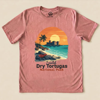 Hike Tee T-Shirt Heather Mauve / S Dry Tortugas National Park Shirt