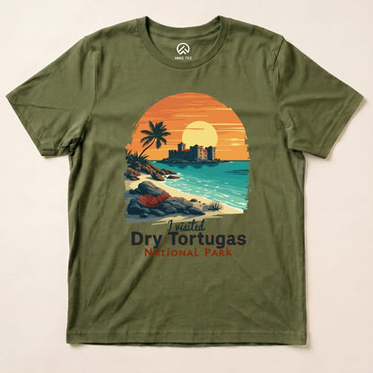 Hike Tee T-Shirt Military Green / S Dry Tortugas National Park Shirt
