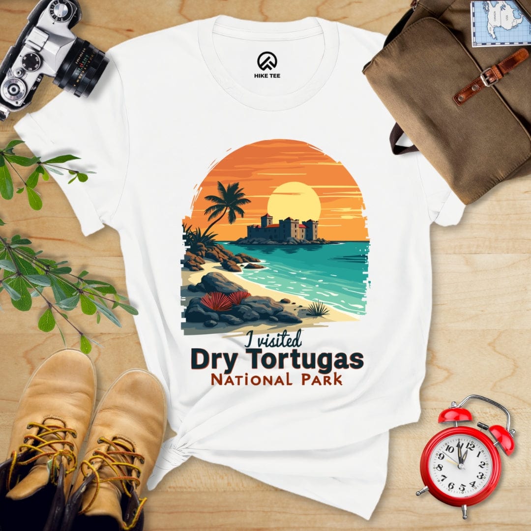 Hike Tee T-Shirt White / S Dry Tortugas National Park Shirt