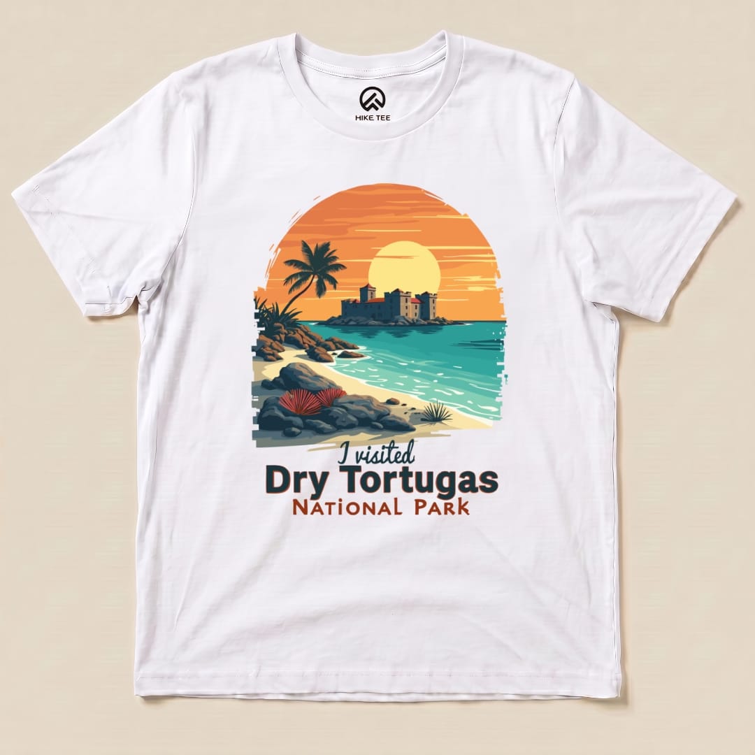Hike Tee T-Shirt White / S Dry Tortugas National Park Shirt