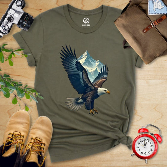 Hike Tee T-Shirt Military Green / S Eagle and Mountain Shirt
