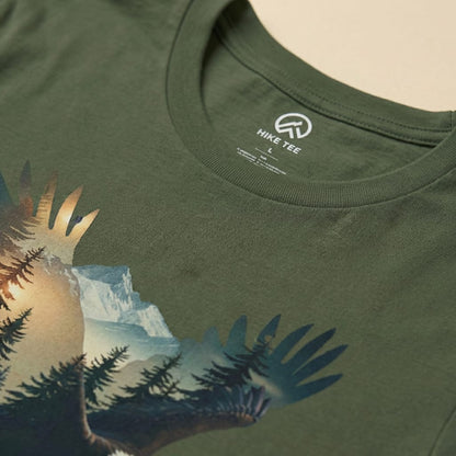 Hike Tee T-Shirt Eagle and Mountains Shirt