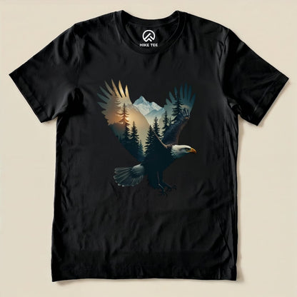 Hike Tee T-Shirt Black / S Eagle and Mountains Shirt