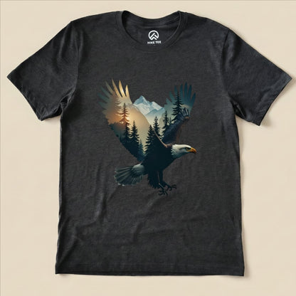 Hike Tee T-Shirt Dark Grey Heather / S Eagle and Mountains Shirt