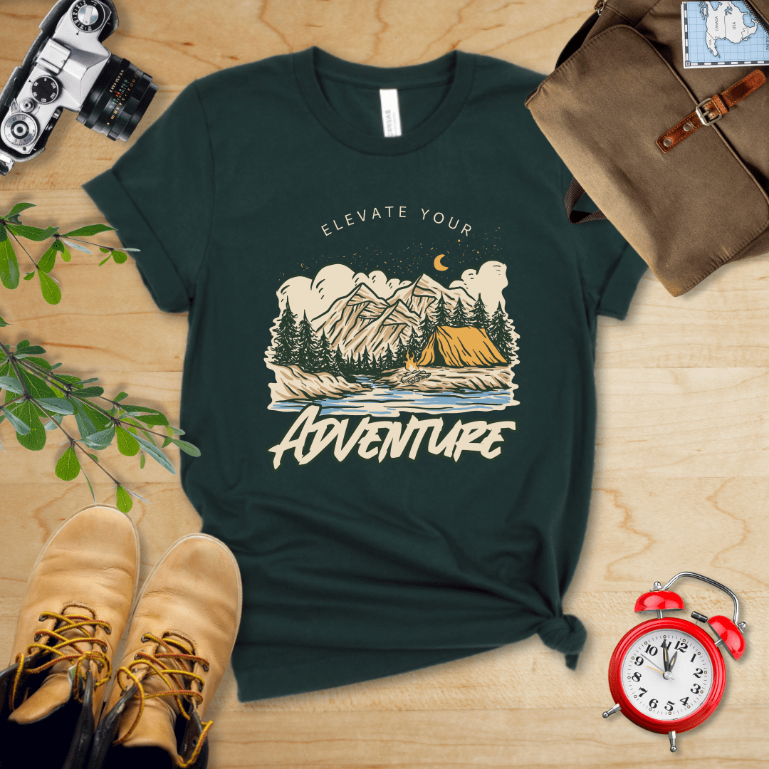 Printify T-Shirt Forest / S Elevate You Adventure Shirt