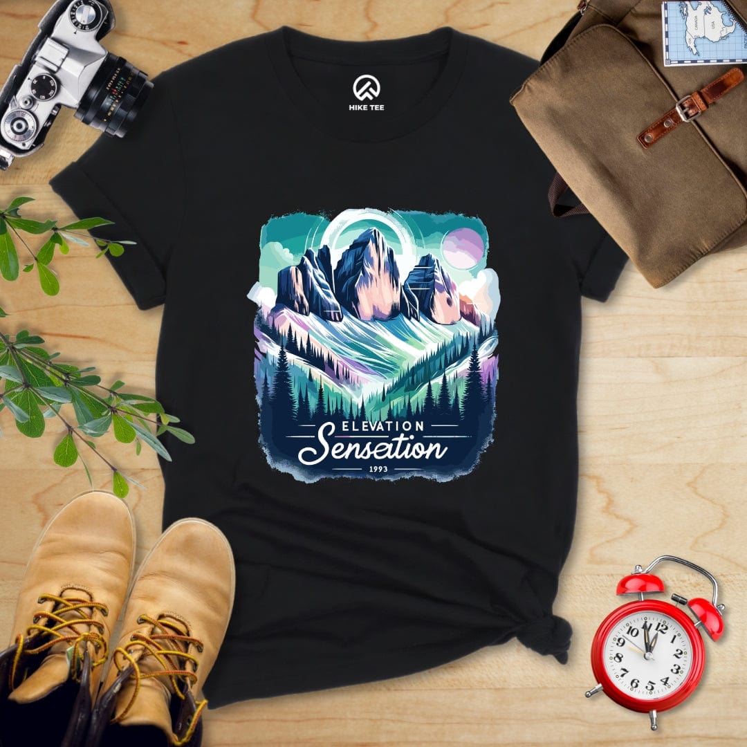 Hike Tee T-Shirt Black / S Elevation Sensation Shirt