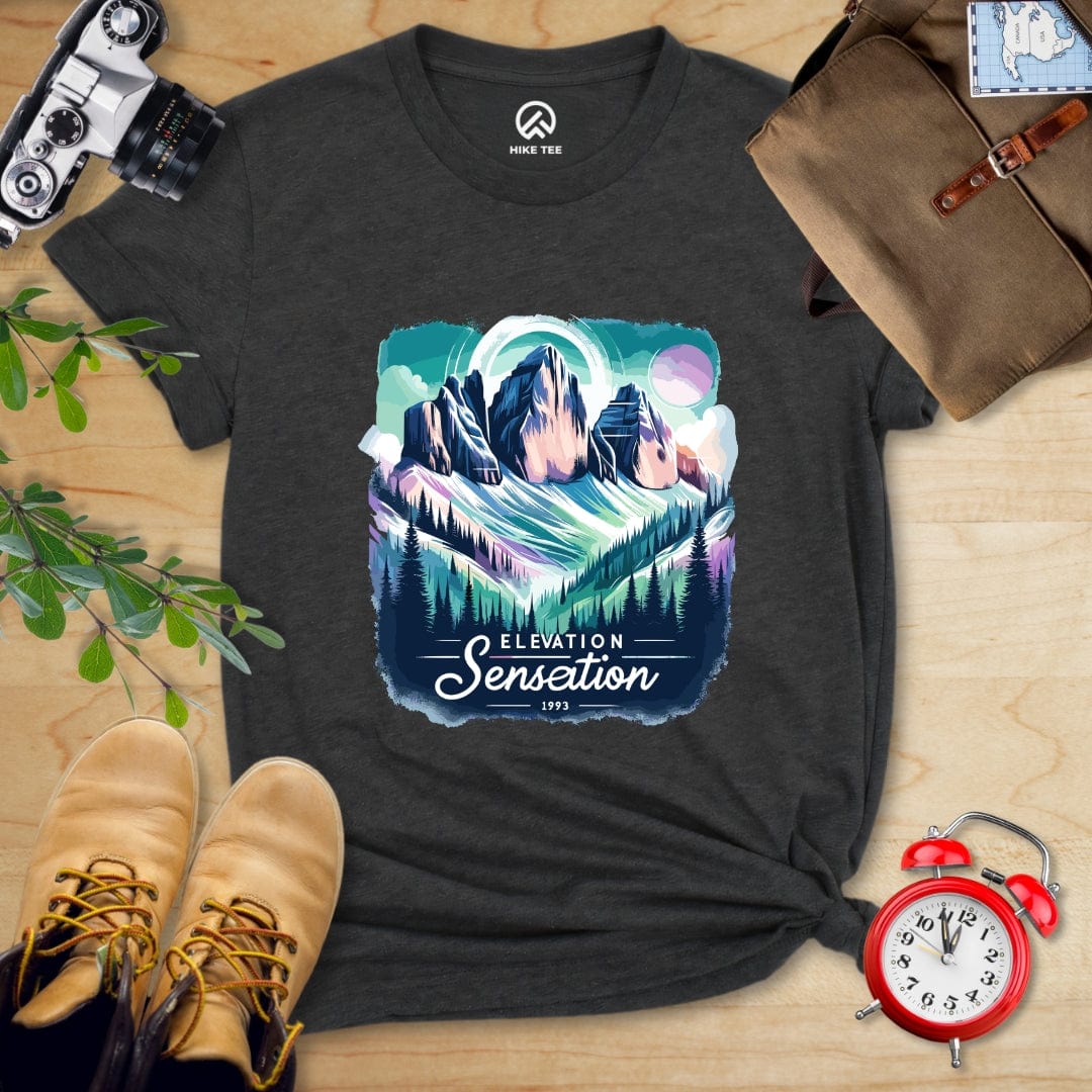 Hike Tee T-Shirt Dark Grey Heather / S Elevation Sensation Shirt