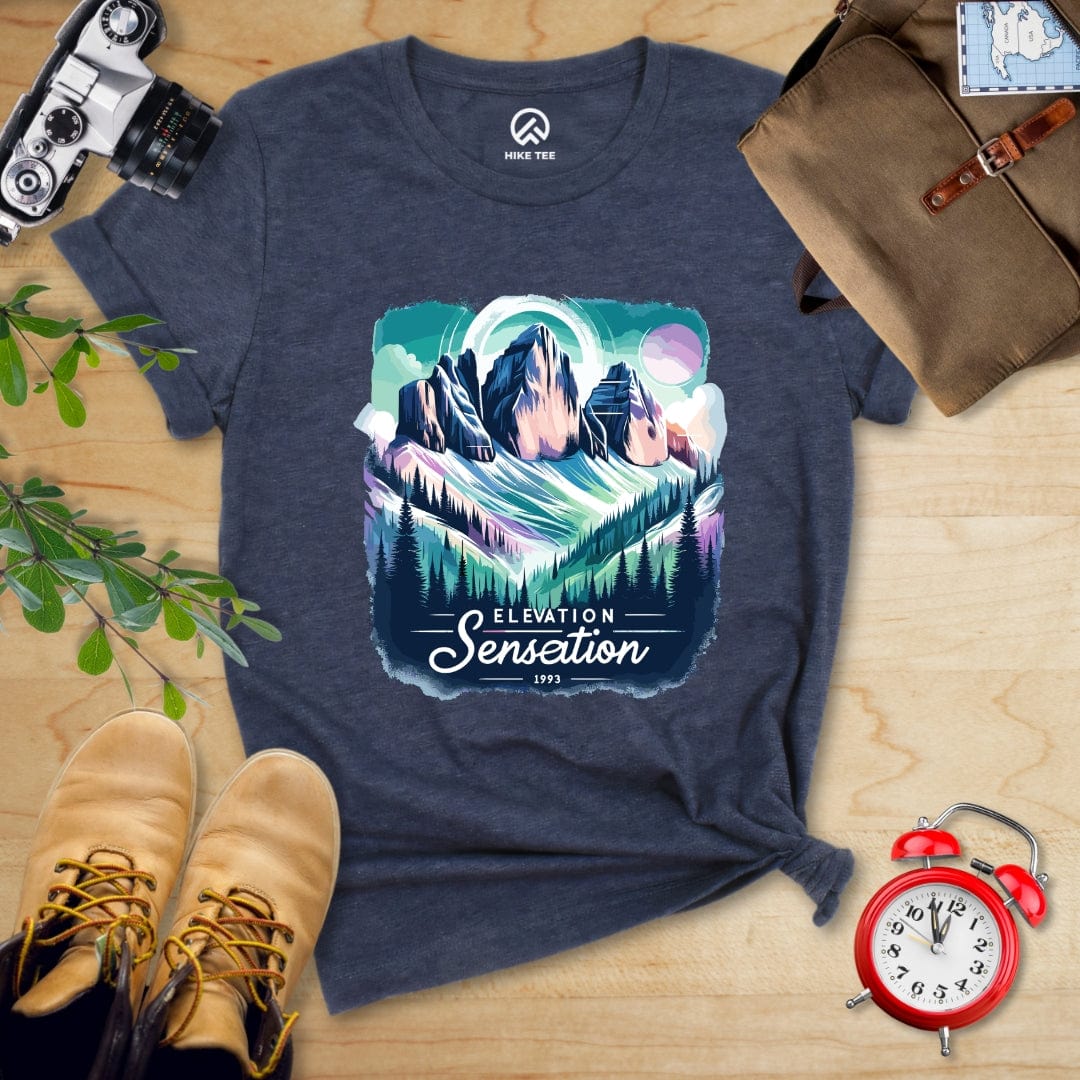 Hike Tee T-Shirt Heather Navy / S Elevation Sensation Shirt