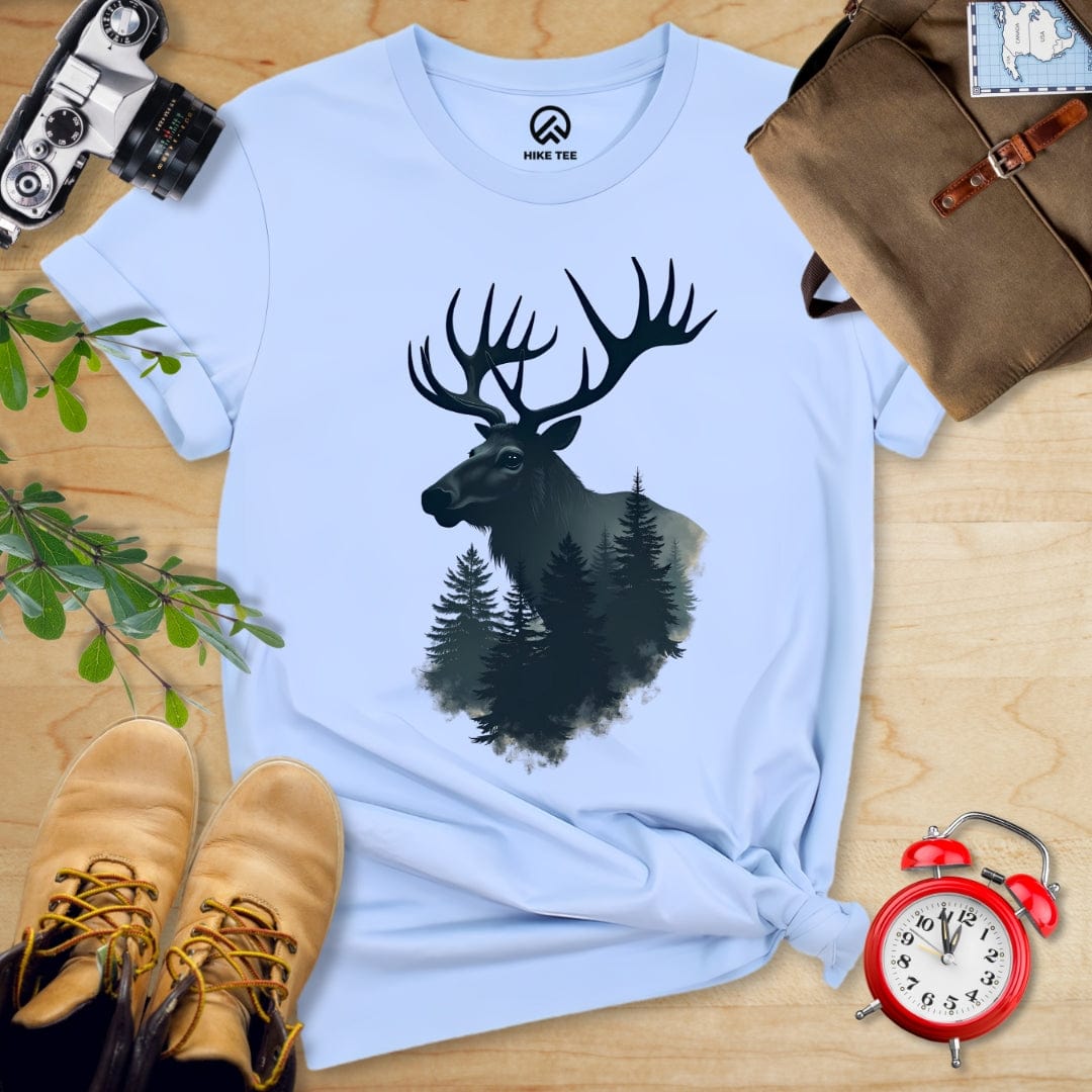 Hike Tee T-Shirt Baby Blue / S Elk Shirt
