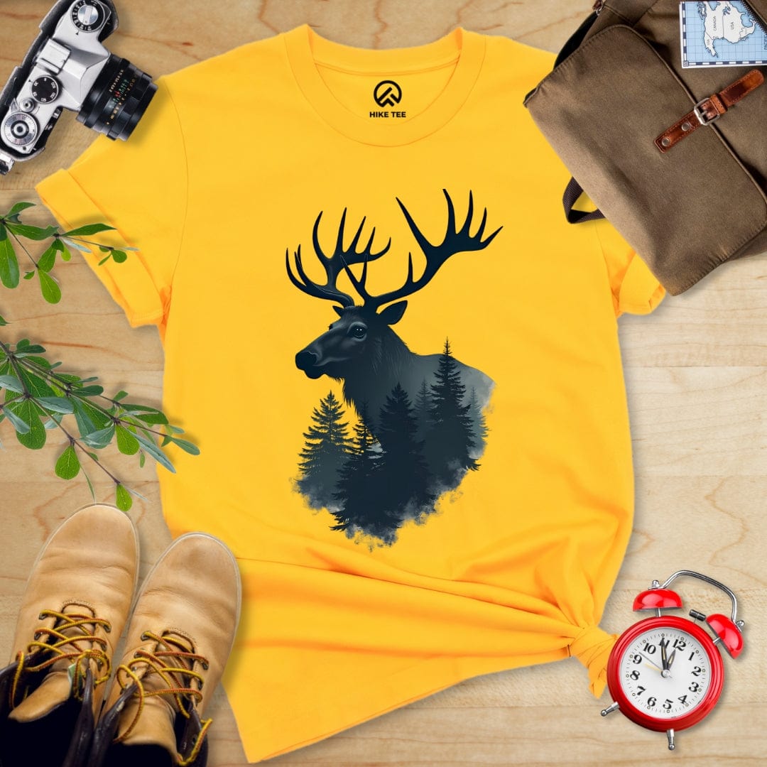 Hike Tee T-Shirt Gold / S Elk Shirt