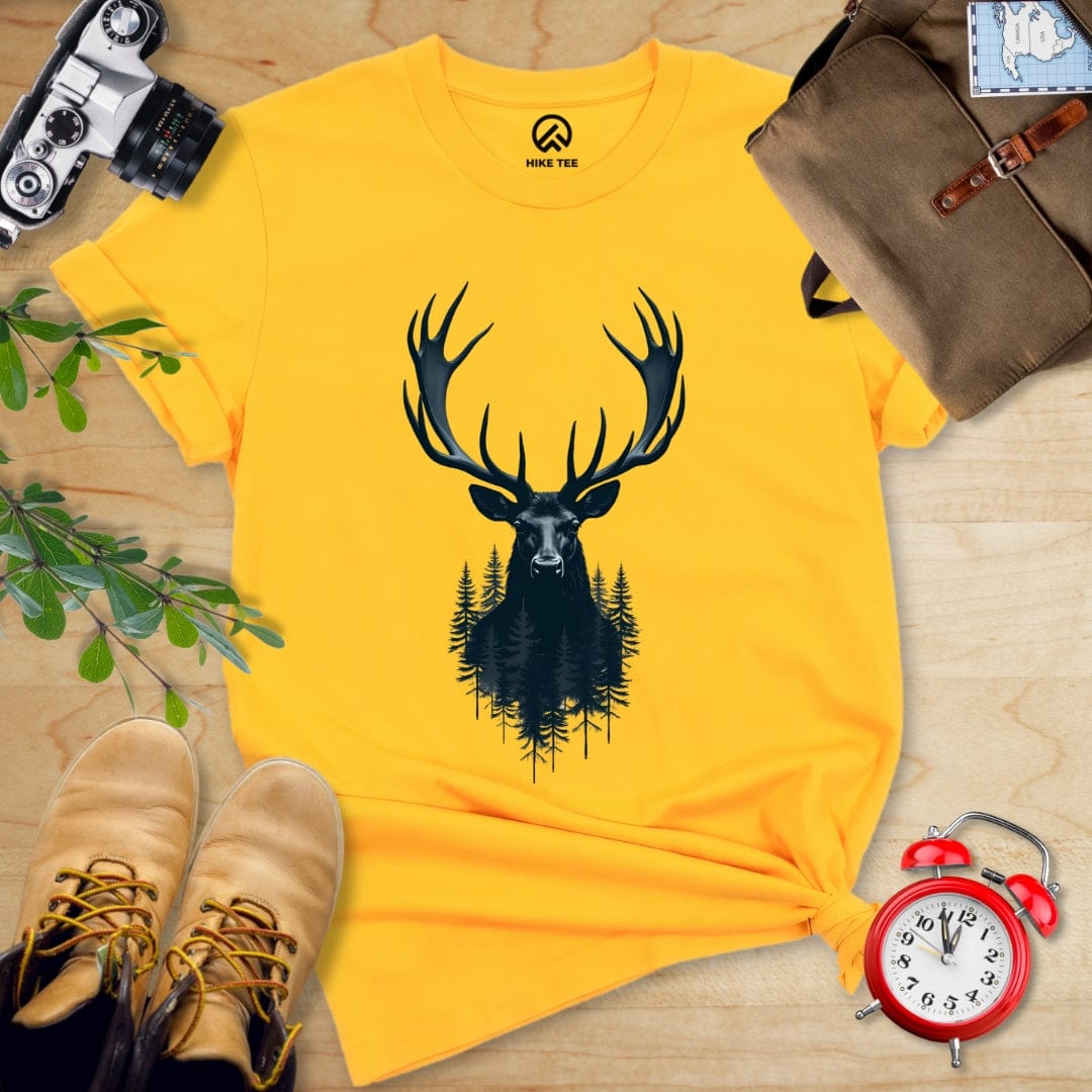 Hike Tee T-Shirt Gold / S Elk Shirt