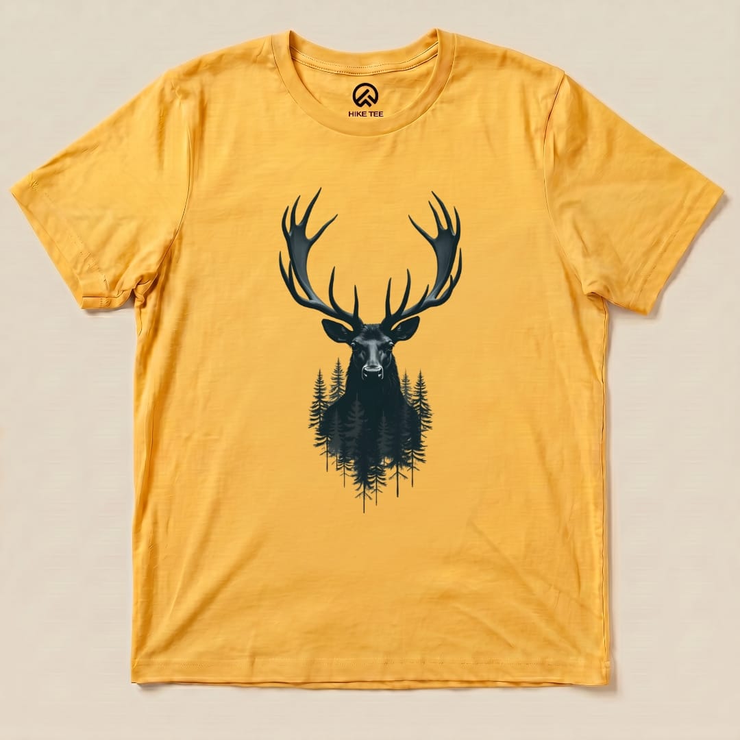 Elk Shirt Hike Tee T-Shirt Gold / S
