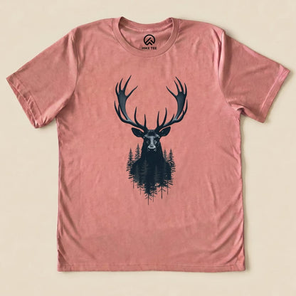 Elk Shirt Hike Tee T-Shirt Heather Mauve / S