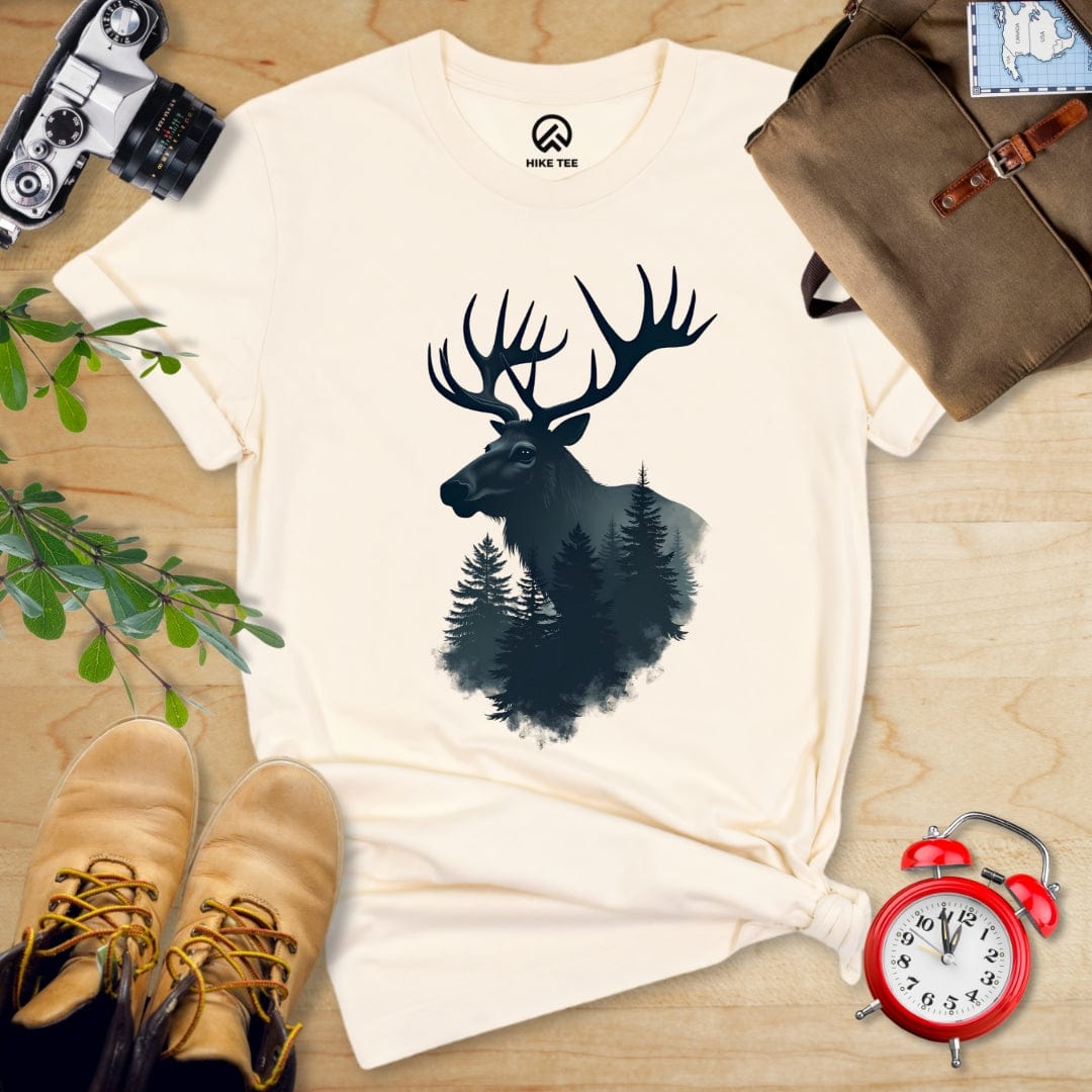 Hike Tee T-Shirt Natural / S Elk Shirt