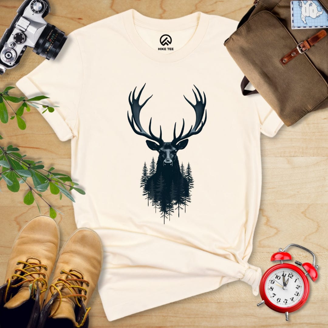 Hike Tee T-Shirt Natural / S Elk Shirt
