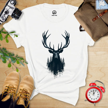 Hike Tee T-Shirt White / S Elk Shirt