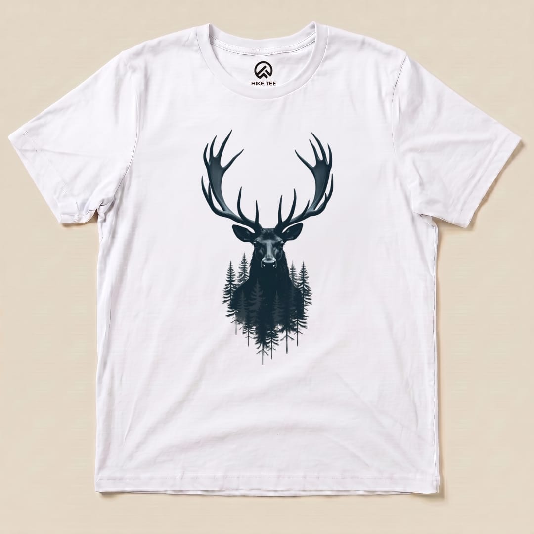Elk Shirt Hike Tee T-Shirt White / S