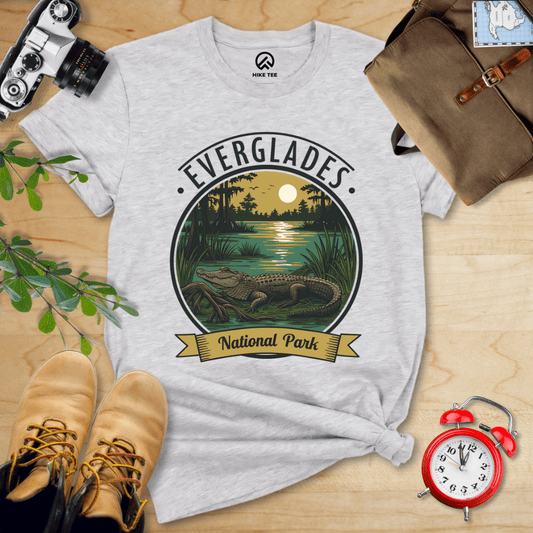 Hike Tee T-Shirt Athletic Heather / S Everglades American Alligator Shirt