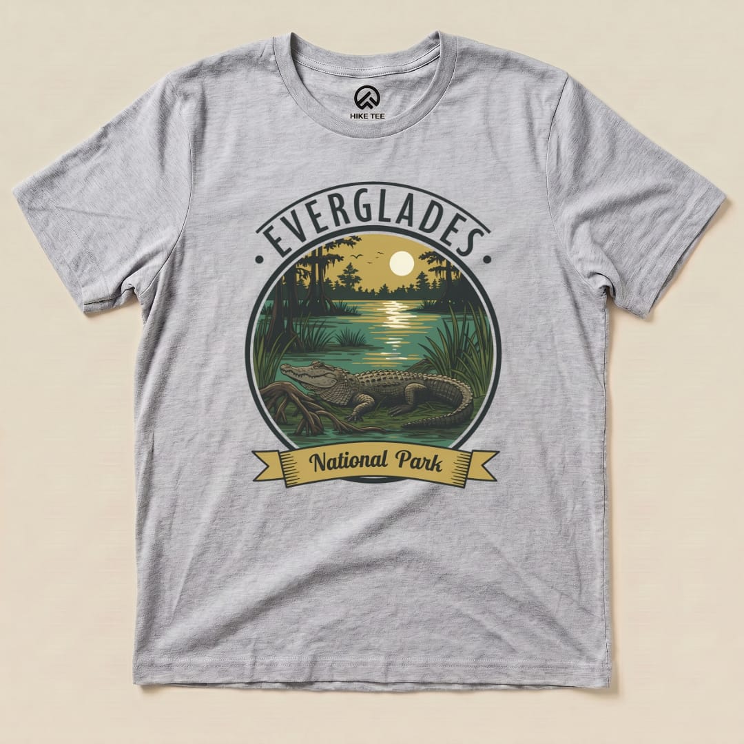 Hike Tee T-Shirt Athletic Heather / S Everglades American Alligator Shirt