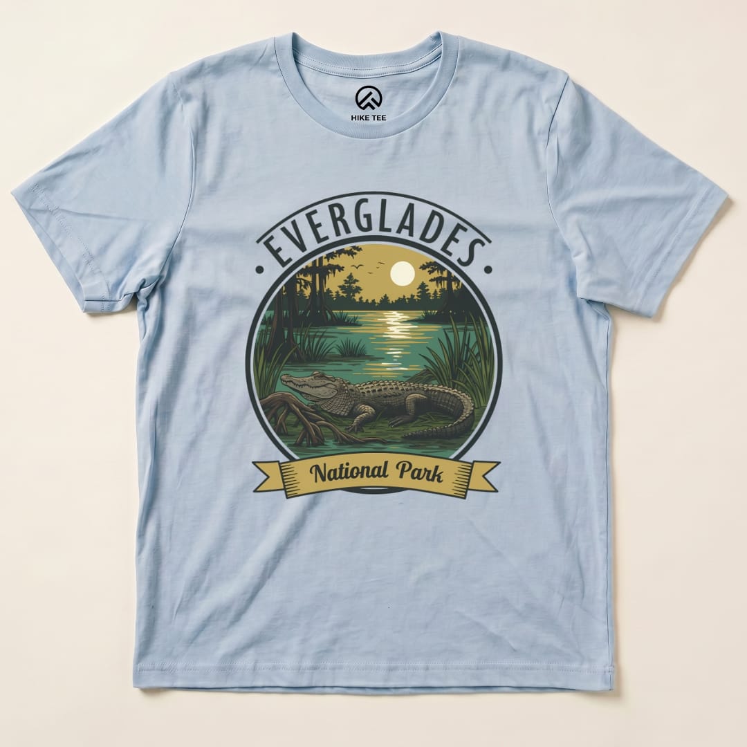 Hike Tee T-Shirt Baby Blue / S Everglades American Alligator Shirt