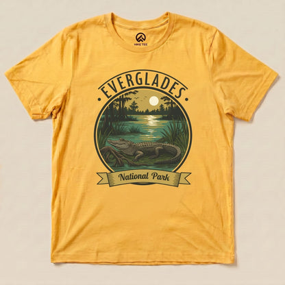 Hike Tee T-Shirt Gold / S Everglades American Alligator Shirt