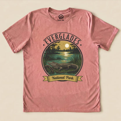 Hike Tee T-Shirt Heather Mauve / S Everglades American Alligator Shirt