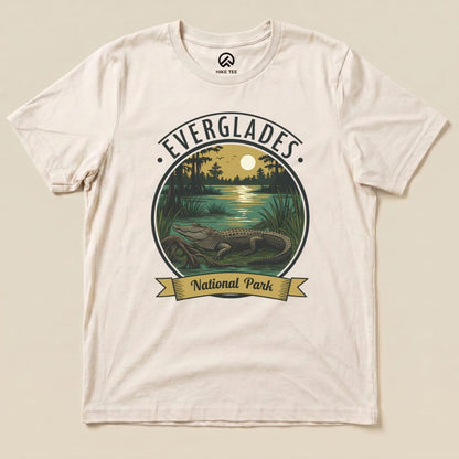 Hike Tee T-Shirt Natural / S Everglades American Alligator Shirt