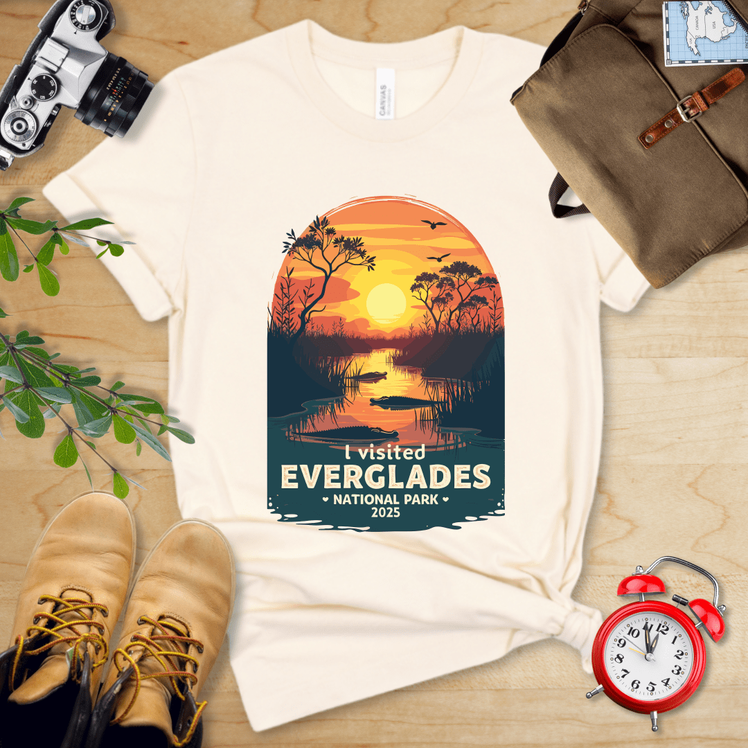 AnywherePOD T-Shirt Natural / S Everglades National Park Shirt + Personalization