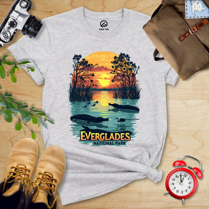 Hike Tee T-Shirt Athletic Heather / S Everglades National Park Shirt