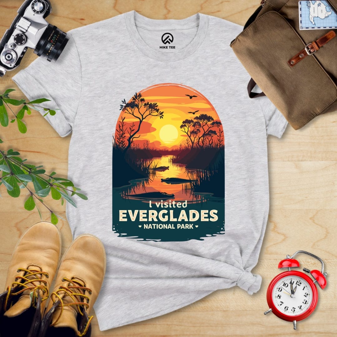 Hike Tee T-Shirt Athletic Heather / S Everglades National Park Shirt