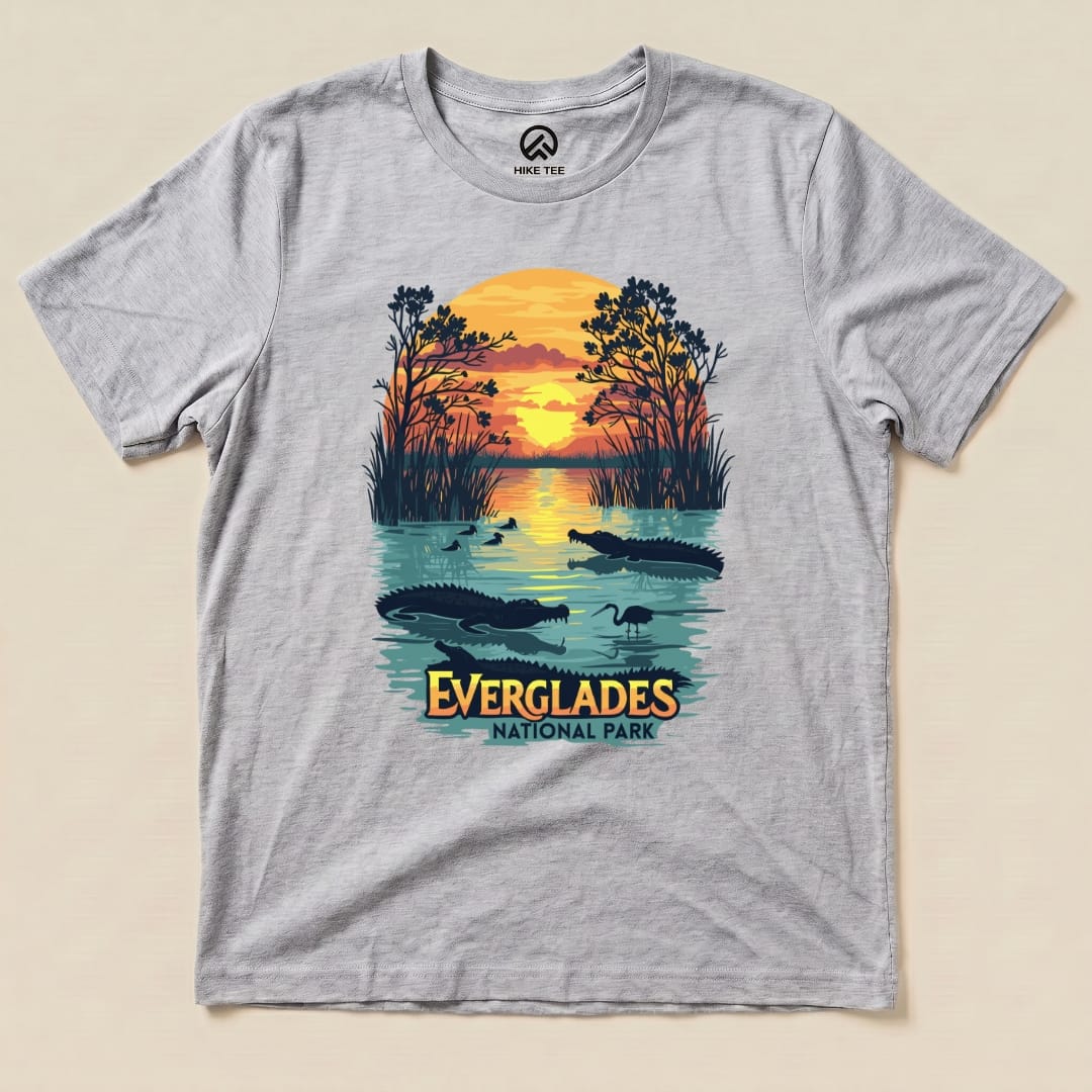 Hike Tee T-Shirt Athletic Heather / S Everglades National Park Shirt