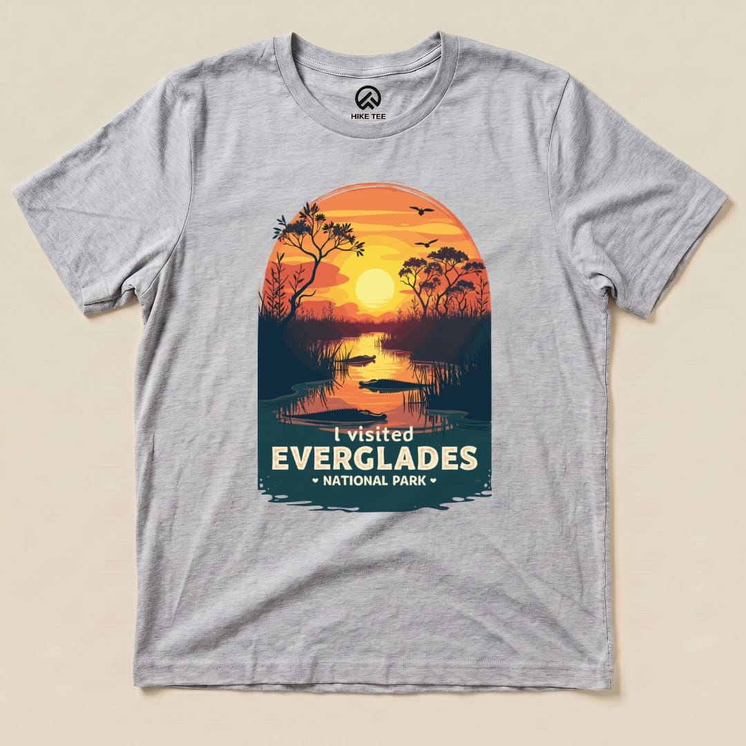 Hike Tee T-Shirt Athletic Heather / S Everglades National Park Shirt