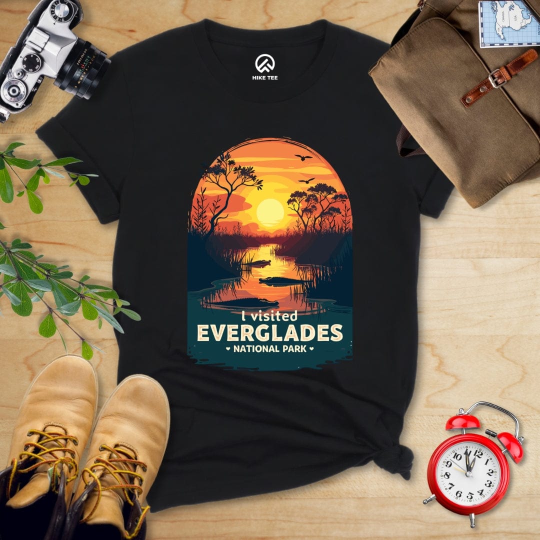 Hike Tee T-Shirt Black / S Everglades National Park Shirt
