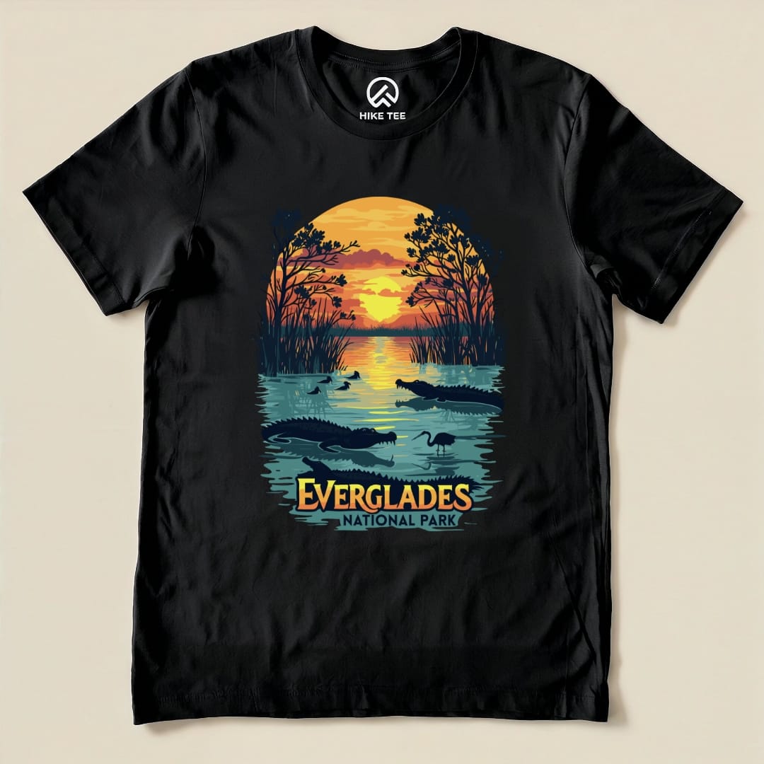 Hike Tee T-Shirt Black / S Everglades National Park Shirt