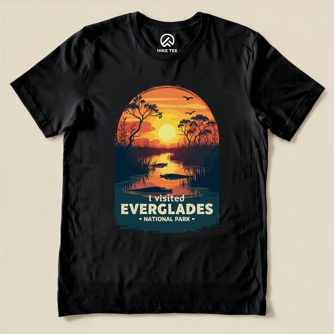 Hike Tee T-Shirt Black / S Everglades National Park Shirt