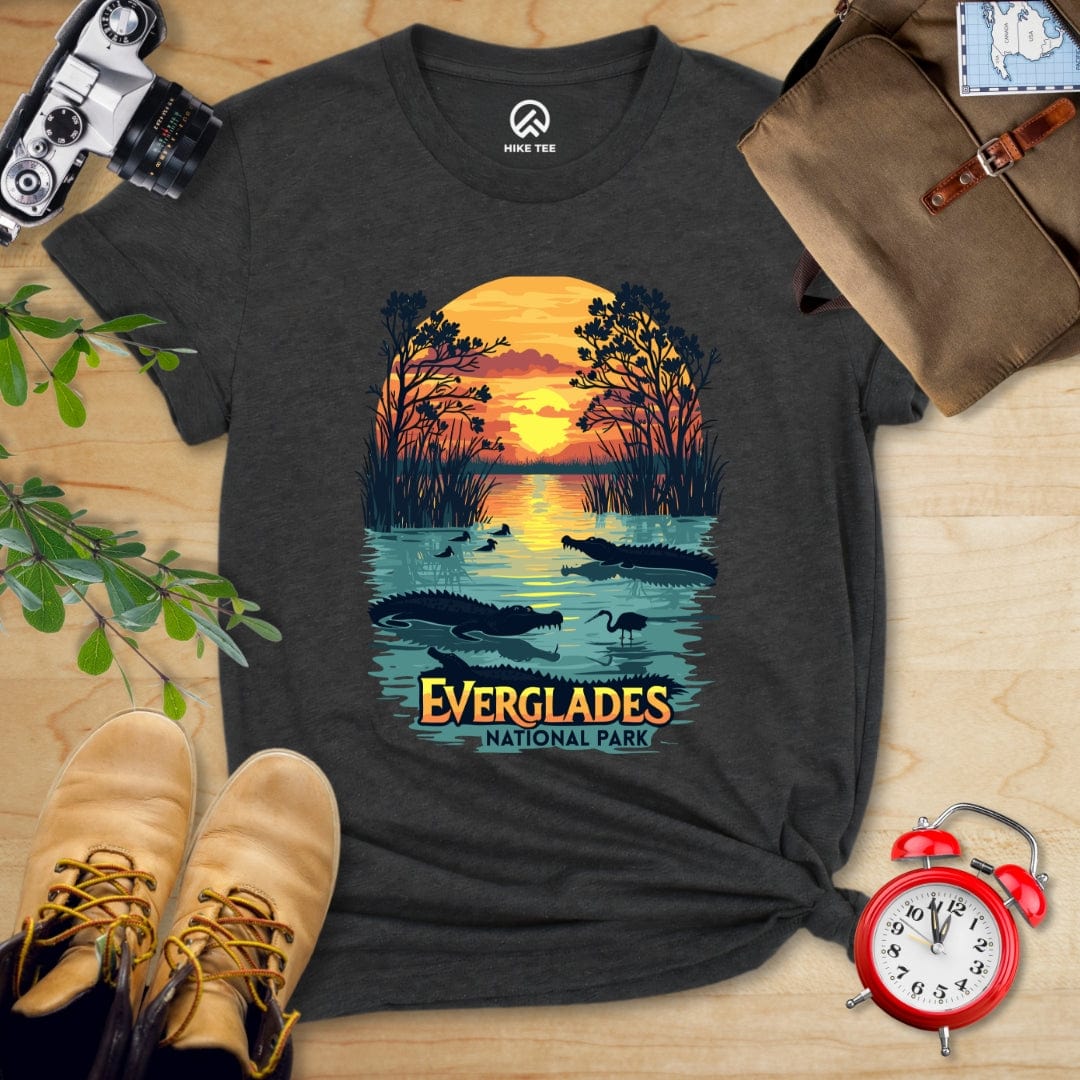 Hike Tee T-Shirt Dark Grey Heather / S Everglades National Park Shirt