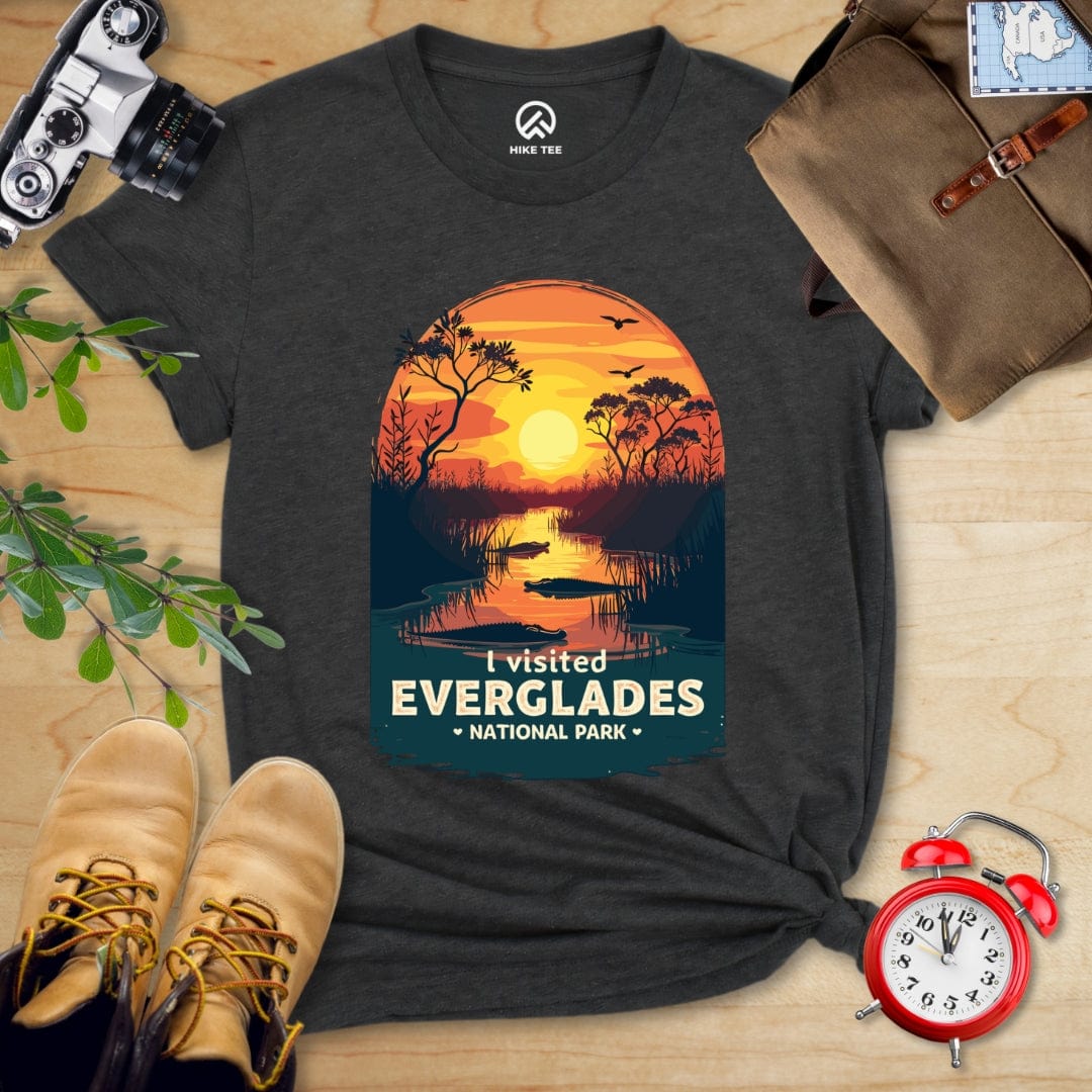 Hike Tee T-Shirt Dark Grey Heather / S Everglades National Park Shirt