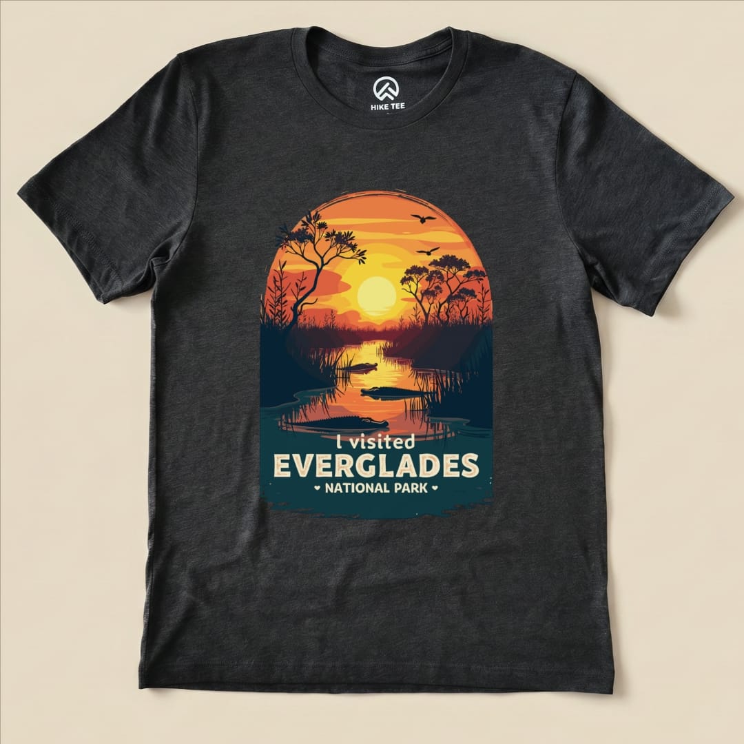Hike Tee T-Shirt Dark Grey Heather / S Everglades National Park Shirt