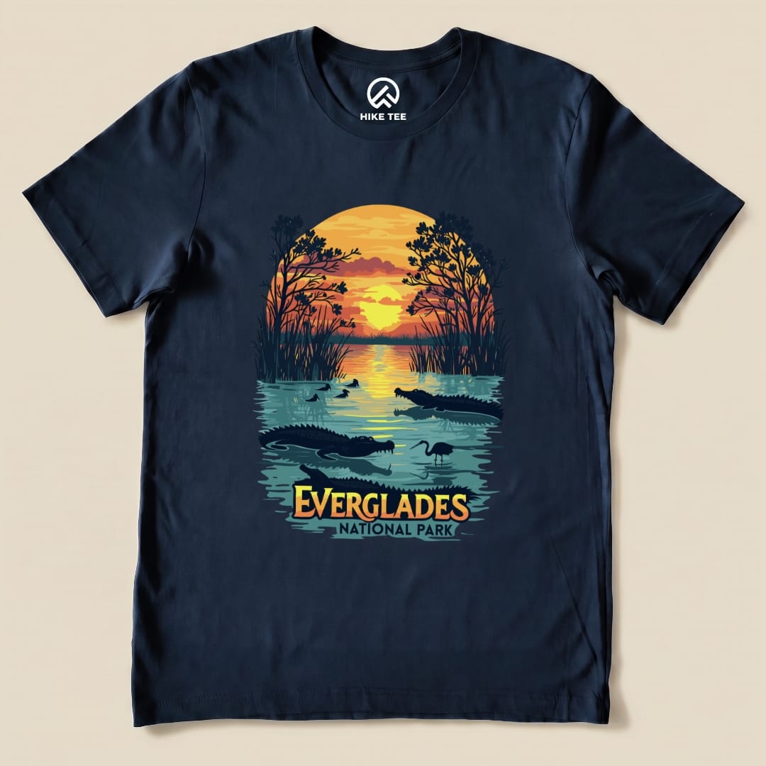 Hike Tee T-Shirt Navy / S Everglades National Park Shirt