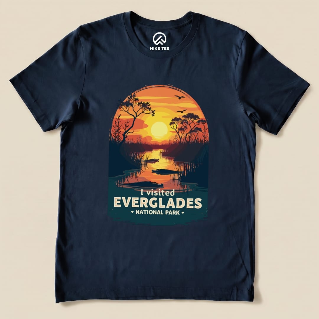 Hike Tee T-Shirt Navy / S Everglades National Park Shirt