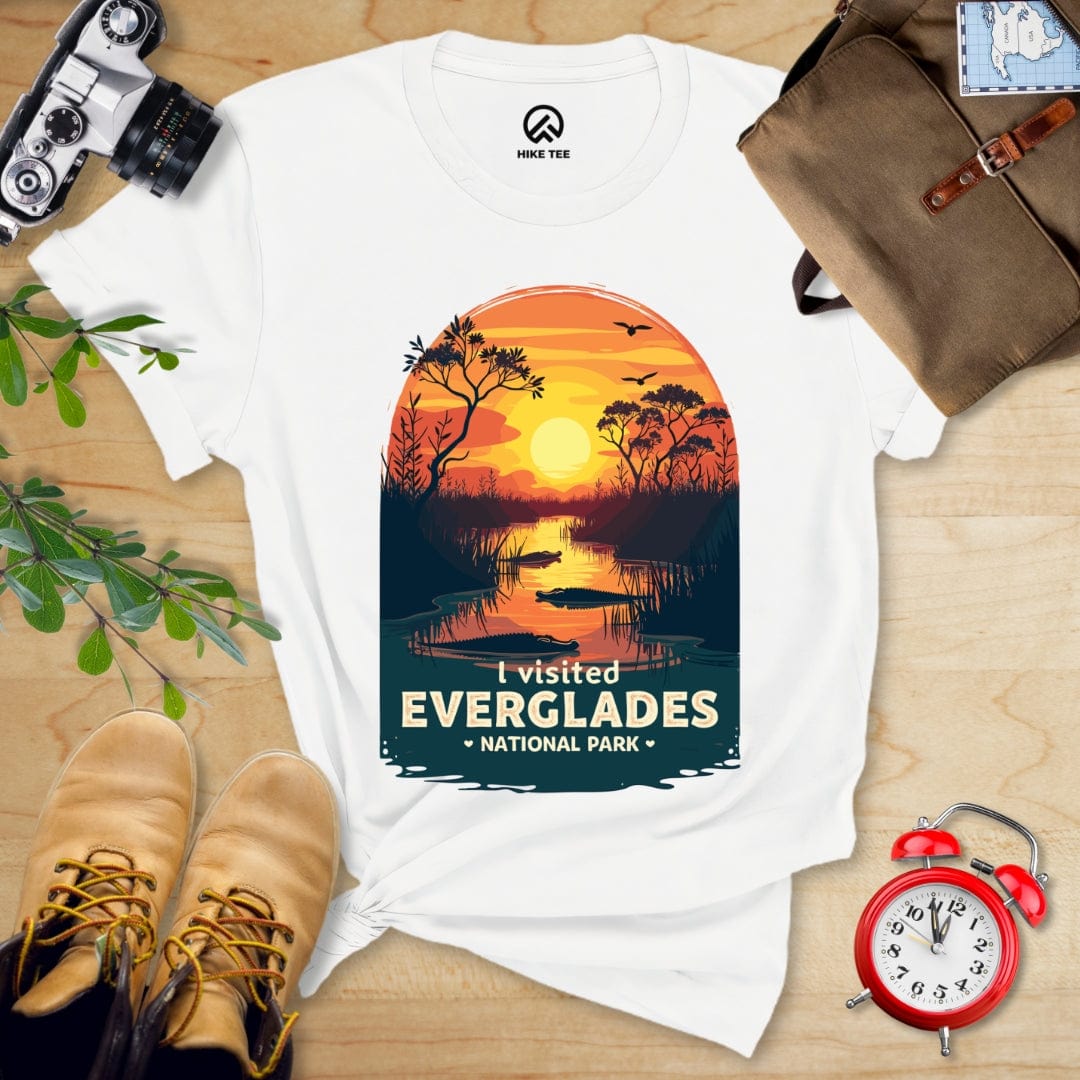 Hike Tee T-Shirt White / S Everglades National Park Shirt
