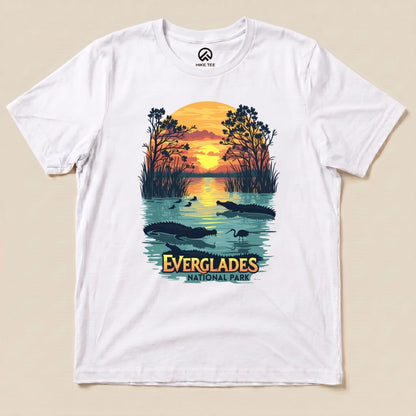 Hike Tee T-Shirt White / S Everglades National Park Shirt