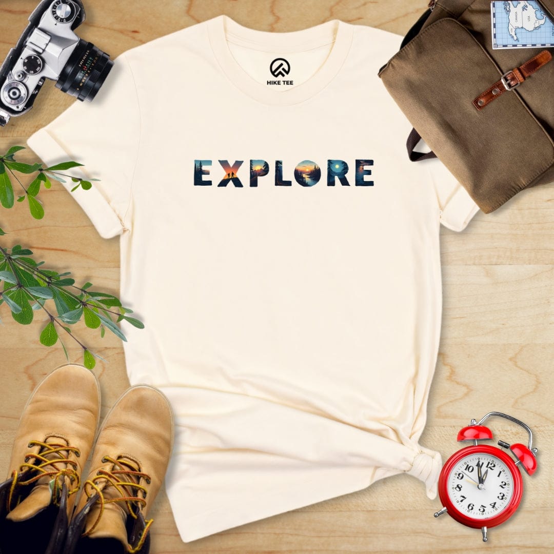 Hike Tee T-Shirt Natural / S Explore Hiking Shirt