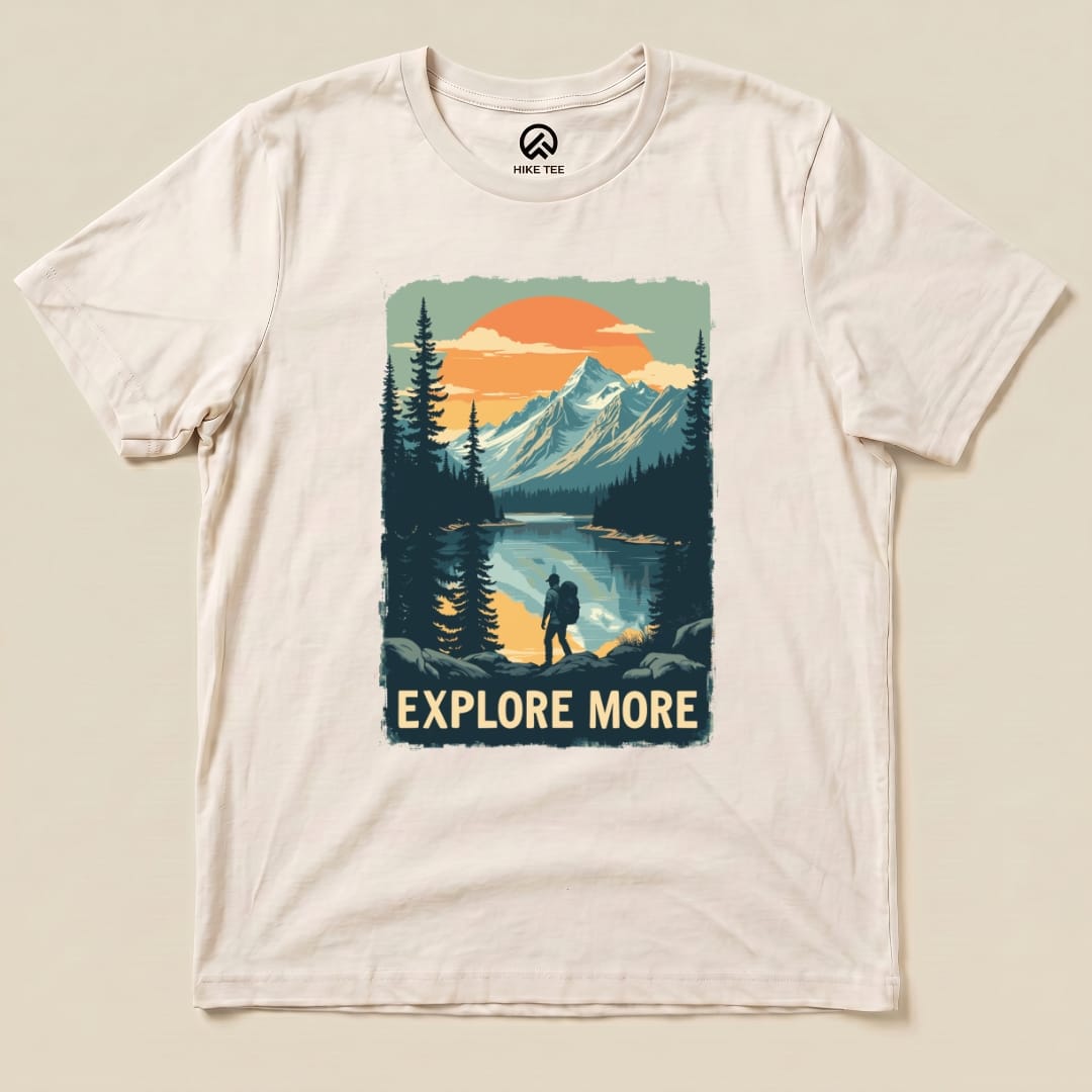 Explore More Shirt Hike Tee T-Shirt Natural / S