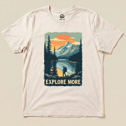 Explore More Shirt Hike Tee T-Shirt Natural / S