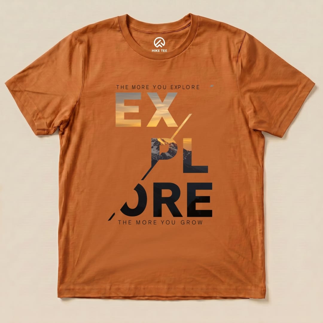 Explore Motivational Shirt Hike Tee T-Shirt Autumn / S