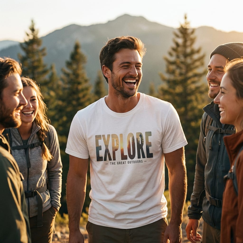 Hike Tee T-Shirt Explore Shirt