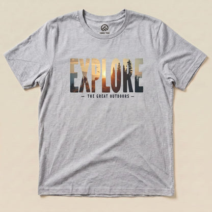 Hike Tee T-Shirt Athletic Heather / S Explore Shirt
